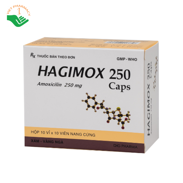 Thuốc trị nhiễm khuẩn Hagimox 250 Caps